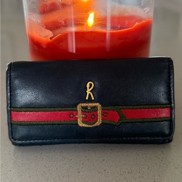 Roberta Di Camerino leather key case card holder made in Italy - Picture 15 of 16